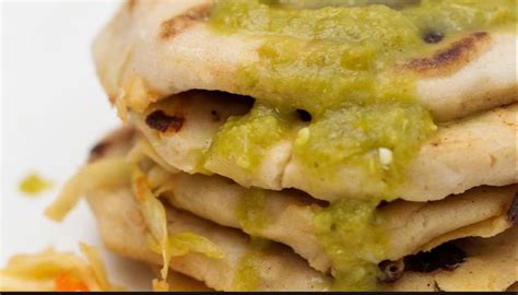 Cheese Pupusas with Tomatillo Avocado Salsa | Recipes | Daily Harvest ...