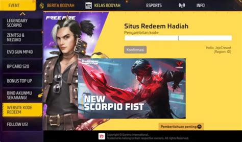 Legends Kode Redeem FF Emote Hari Ini 12 Agustus 2024 Dapatkan Secara