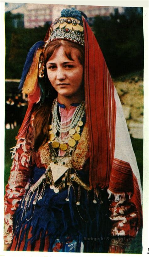 Festive Costume From The Rhodopes Southern Bulgaria Pomak Bulgarian