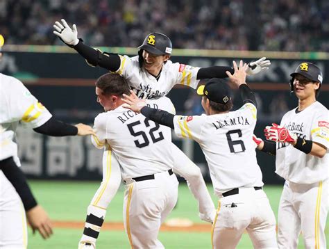 ソ2―日1 ソフトバンクがサヨナラ勝ちで3連勝、周東の犠飛で決着 産経ニュース