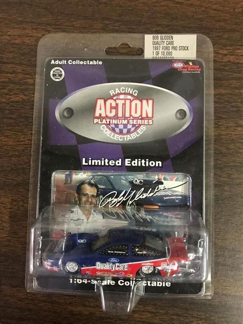 Nhra Bob Glidden Action Racing 164 Diecast Quality Care Ford Pro Stock