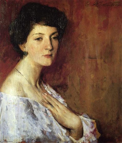 Gravura De Qualidade De Museu Retrato De Uma Mulher 1907 Por Charles