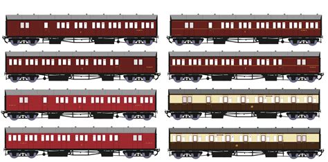 Gwr ‘b Set Coaches Rails Of Sheffield