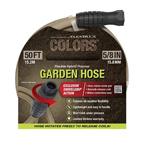 Colors Garden Hose With Swivelgrip 58 In X 50 Ft Drinking Water