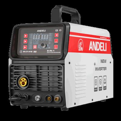 Andeli 110V/220V Mct-416 Gasless MIG Lift TIG MMA Hf Cut 5 in 1 Welding ...