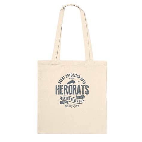 APOPO HeroRATs Premium Tote Bag - Cream colored - APOPO Store