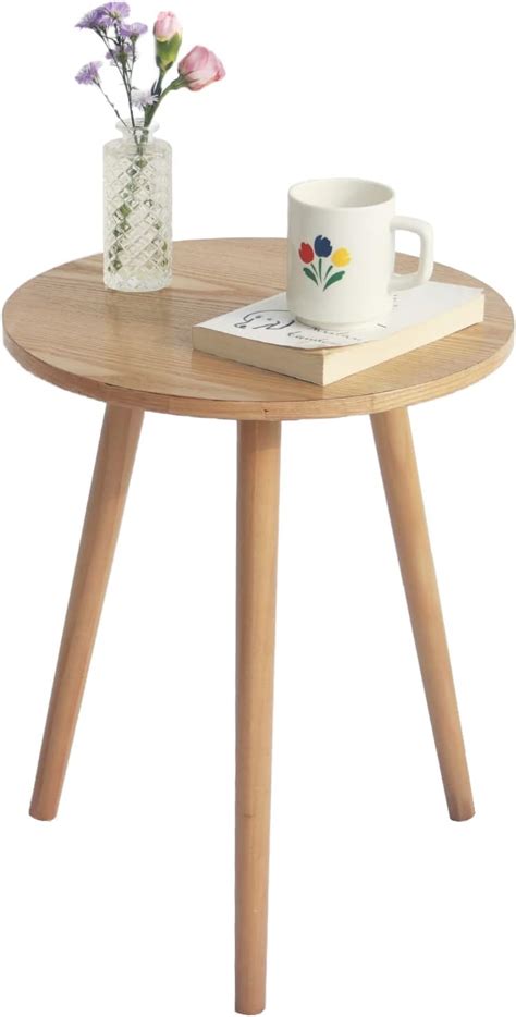 Amazon Collections Etc Wooden Round Side Accent Table Diameter