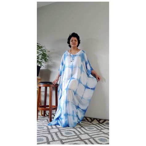 Blue Caftan, Caftans, Kaftans, Blue Kaftan, Kaftans for Women, Shibori ...