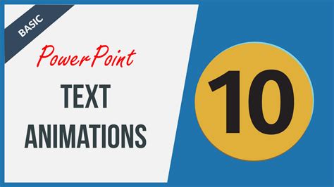 10 Text Animations Effects in PowerPoint | Presentation Process