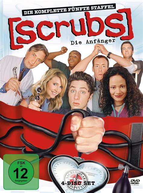 Scrubs Anfänger Staffel 5 4 DVDs Amazon de Zach Braff