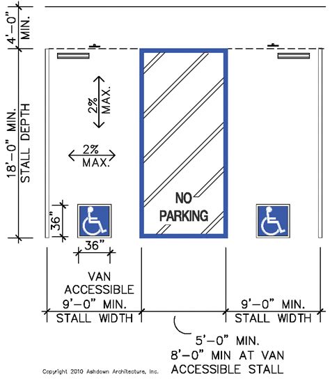 Handicap Parking Space Dimensions Connecticut Google Search