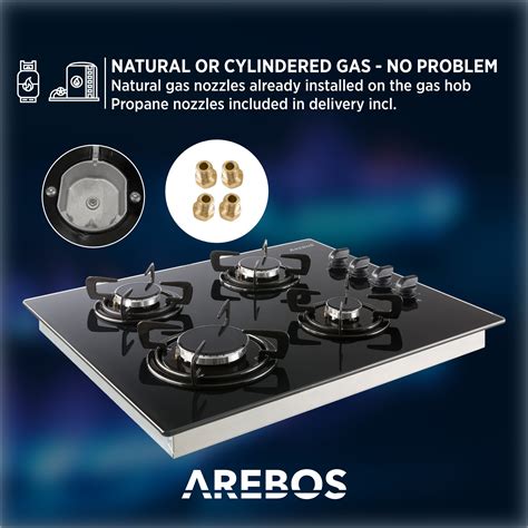 Gas Hob Glas Ceramic 4 Zones 4252023100649 Cooking Hob