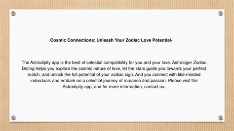 Ppt Astrodipity App Decode The Language Of The Stars For Love