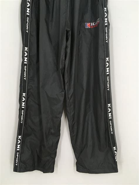 Vintage Karl Kani Sport Tracksuit Pants Black 90s Kani Etsy