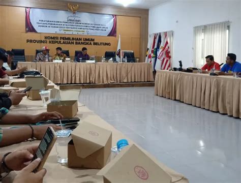 Info Pemilu 2024 Pengumuman Dct Caleg Dprd Provinsi Bangka Belitung