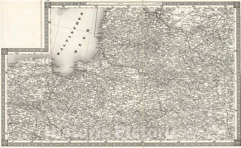 Historic Map : Konigsberg. VII, 1837, Vintage Wall Art - Historic Pictoric