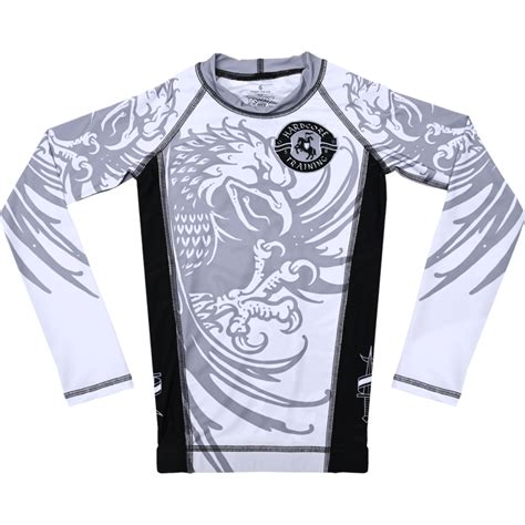 Hardcore Training Heraldry White Ls Hctrash Fightwear