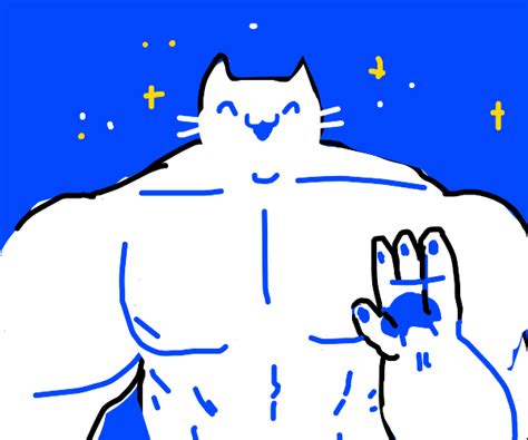 Buff lucky cat - Drawception