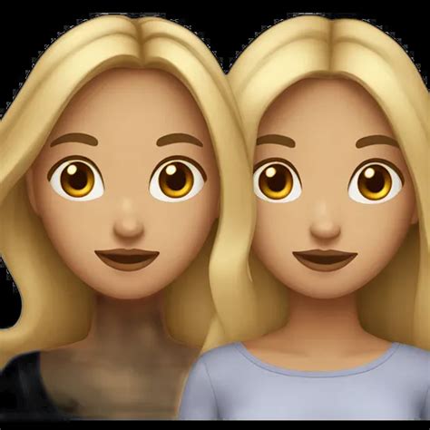 4 Filles Une Blonde Et 3 Brune Emoji AI Emoji Generator
