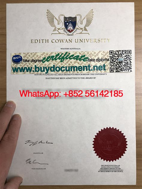 Edith Cowan University Diploma For Sale Sell ECU Degree Buydocument