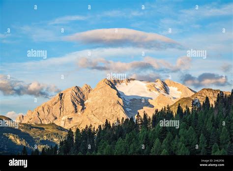 Marmoladahighest Peak Of The Dolomiteson The Border Between Veneto