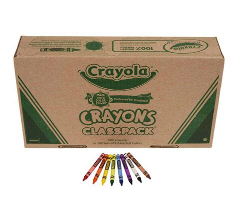 Classic Crayola Crayons Classpack 800 Count 8 Colors