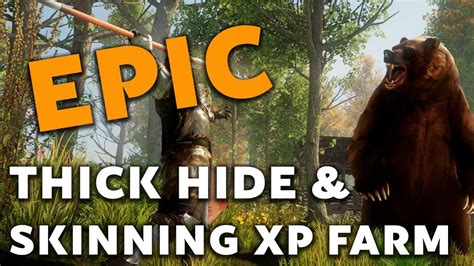 New World Thick Hide Skinning XP Farm YouTube