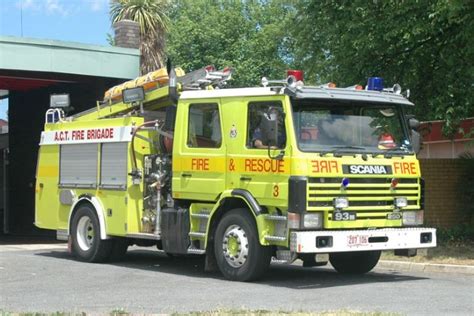 Fire Engines Photos Scania 93ml250 Rescue Pumper Canberra