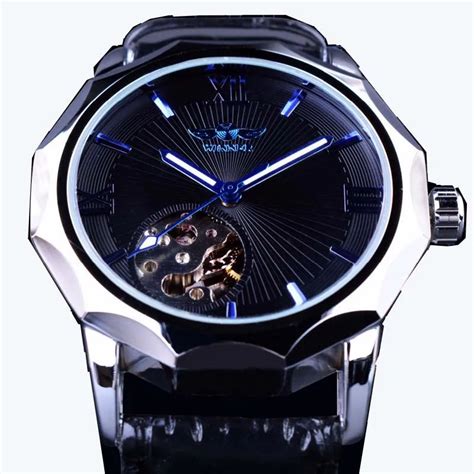 Winner Reloj Mec Nico Autom Tico Para Hombre Cron Grafo Con Esfera De