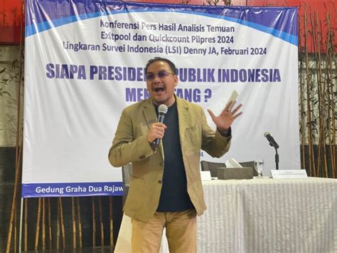 Quick Count LSI Denny JA Prabowo Gibran Kuasai Hampir Semua Provinsi