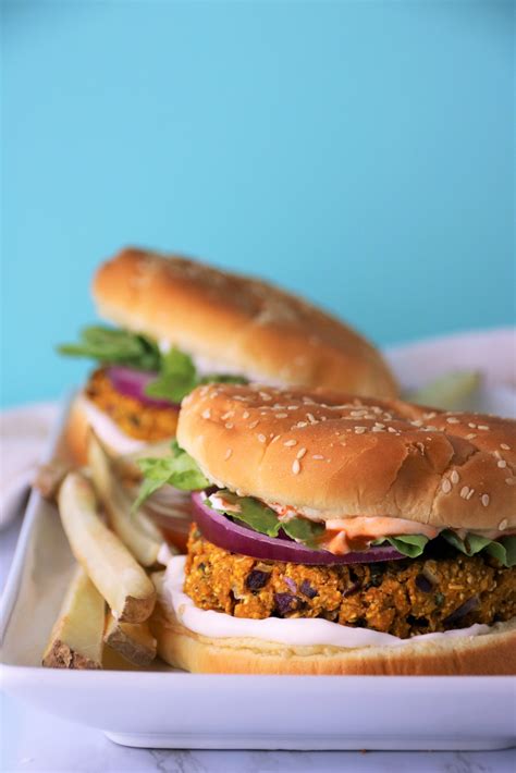 Vegan Pumpkin Burger Recipe - Rooty Fruity Vegan