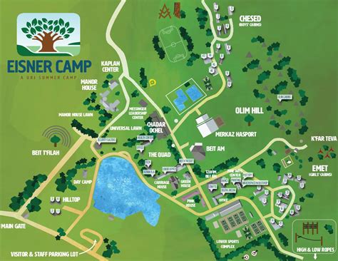 Camp Map - Eisner Camp