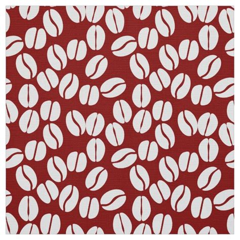 coffee beans pattern fabric | Zazzle.com