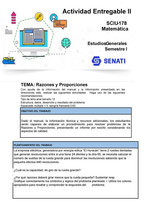 Actividad Entregable 2 Matematica Nelsy TEMA Razones Y Proporciones