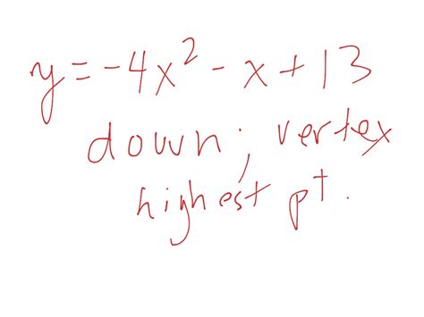 Algebra 1 Chapter 9 1 Identifying Quadratic Functions Math Algebra Quadratic Equations