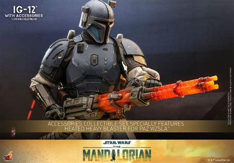 Hot Toys TMS 104 105 The Mandalorian IG 12 With Accessories Hot