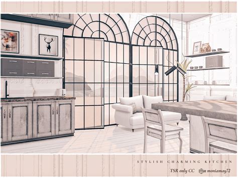 The Sims Resource Stylish Charming Kitchen Tsr Only Cc