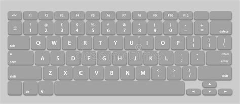 Computer Keyboard Layout Stock Photo - Image: 9119140