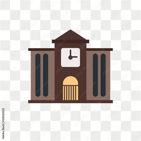 Town hall vector icon isolated on transparent background, Town hall ...