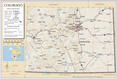 Colorado toll Roads Map Colorado Highway Map New Colorado County Map ...