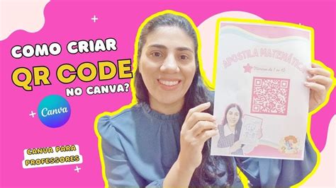 Como Criar QR Code No Canva Canva Para Professores YouTube