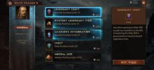 How To Get Rare Legendary Crests For Free In Diablo Immortal