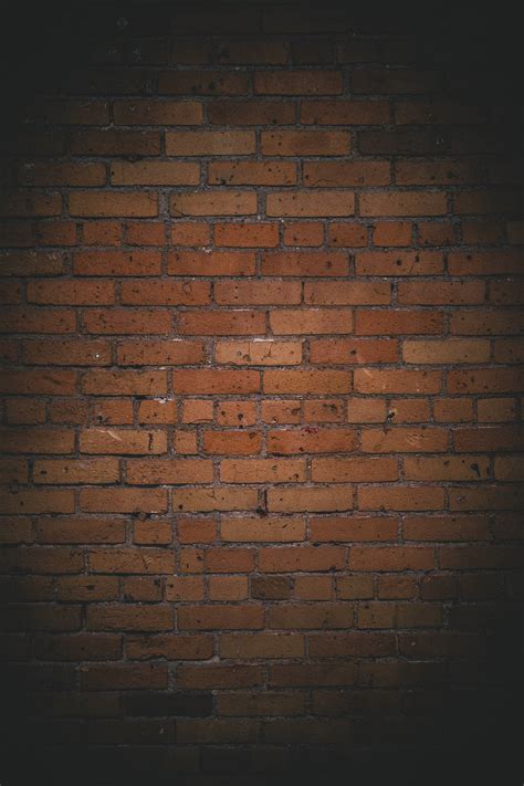 Dark Brown Brick Background