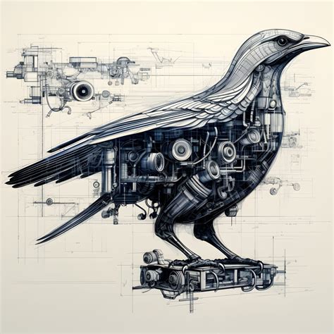 Vapeur Oiseau M Canique Blueprints De Da Vinci