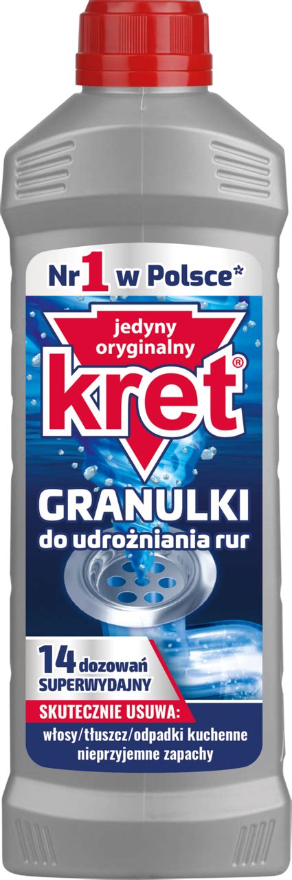 KRET granulki do udrażniania rur 560 g Drogeria Rossmann pl