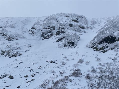 Human Triggered Avalanche Tuckerman Ravine Mount Washington Avalanche