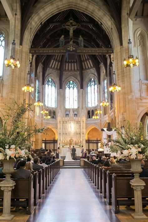 Iconic San Francisco Wedding Ceremony At St Dominics Catholic Church