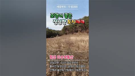 강원도 횡성부동산 솔산속산림욕 횡성전원주택지매매 강원도 횡성군 둔내면부동산 횡성토지 Shorts Youtube