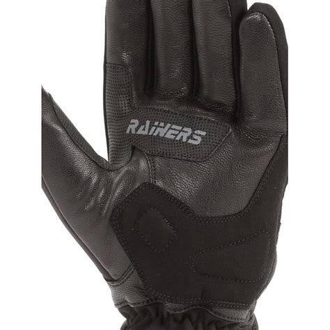 Guantes Moto Invierno Rainers Falcon Negro Y Fl Or