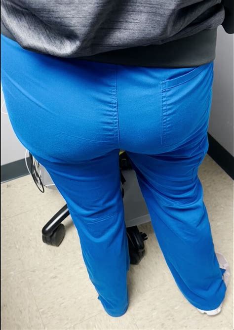 Nice Ass In Tight Scrubs Spandex Leggings Yoga Pants Forum
